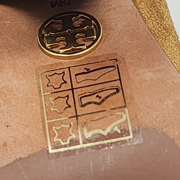 Tory Burch Lila Bow Scrunch Booties Brown Suede, Women's 5M - Picture 8 of 9